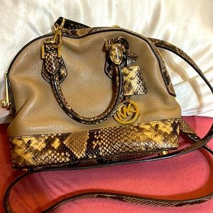 Michael Kors snakeskin crossbody
